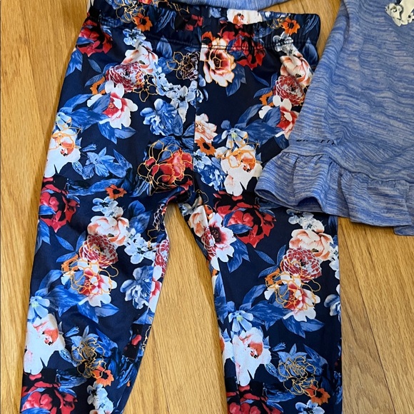 Lot Set of 3 Size 24M NIKE Nike Apparel with Logo 2 Top 1 Pants DRI-FIT GUC ❤️ - Picture 7 of 8